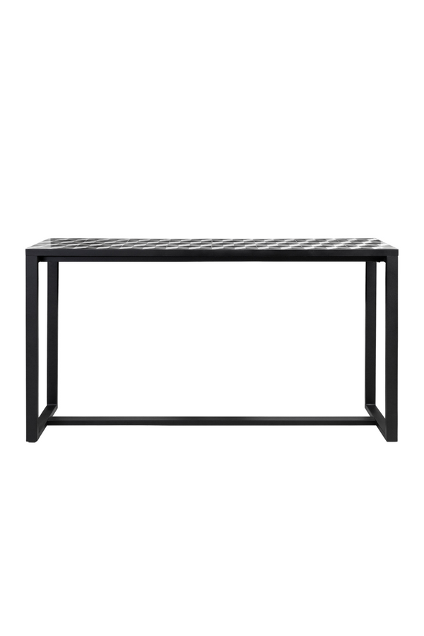 Black Tile Console Table | Versmissen Quatro | Dutchfurniture.com
