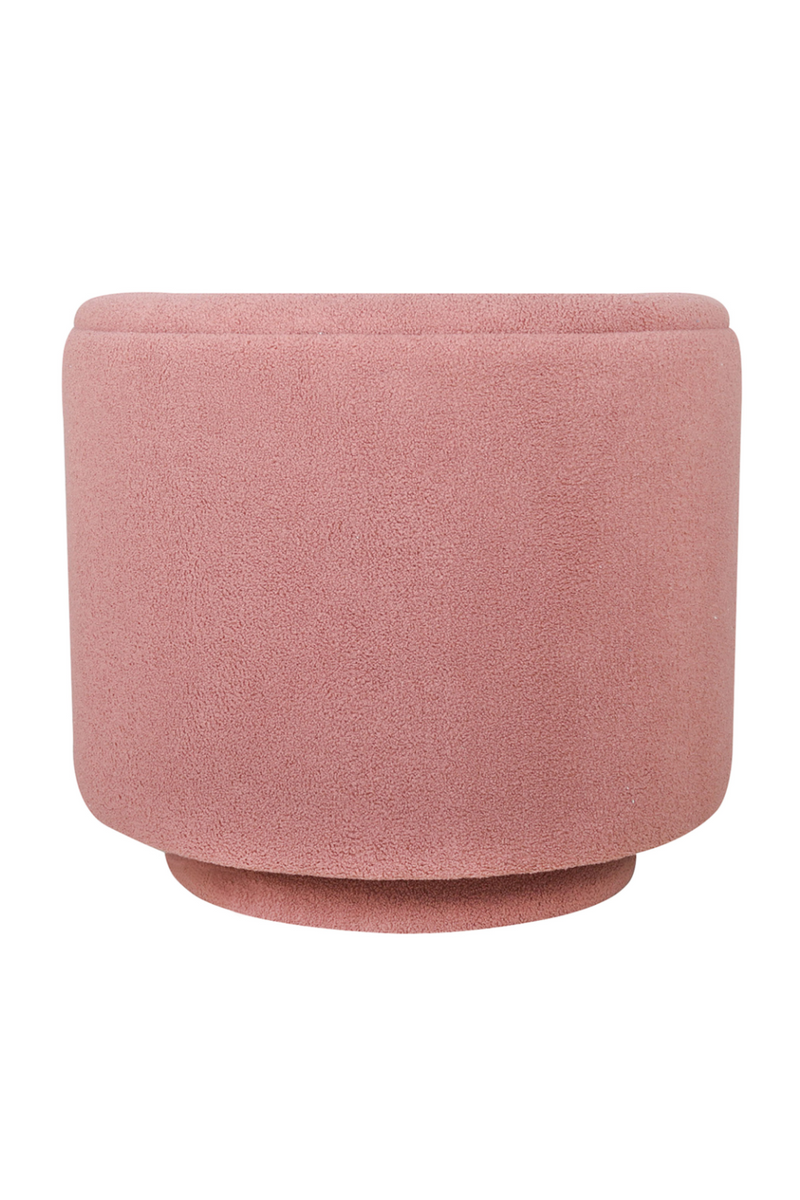 Pink Curved Swivel Chair | Versmissen Savoy | Dutchfurniture.com