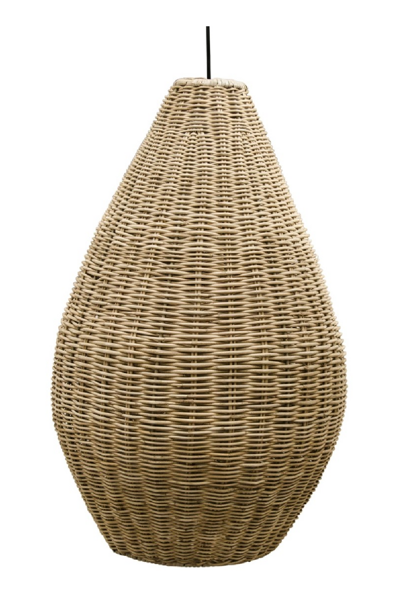 Rattan Teardrop Hanging Lamp M | Versmissen San Agnes | Dutchfurniture.com