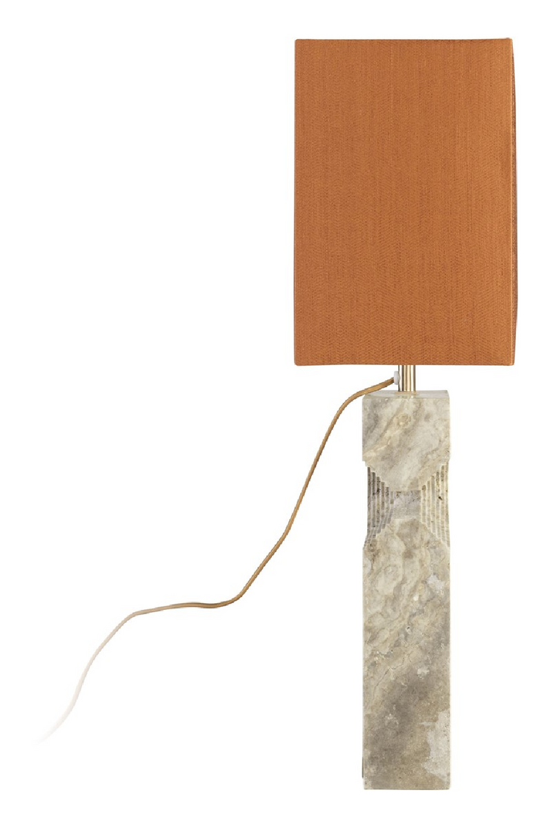 Gray Travertine Table Lamp | Versmissen Reso | Dutchfurniture.com