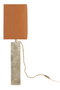 Gray Travertine Table Lamp | Versmissen Reso | Dutchfurniture.com