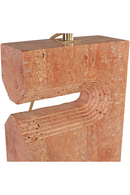 Red Travertine Table Lamp | Versmissen Reso | Dutchfurniture.com