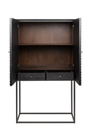 Black Wooden 2-Door Cabinet | Versmissen Zinzi | Dutchfurniture.com