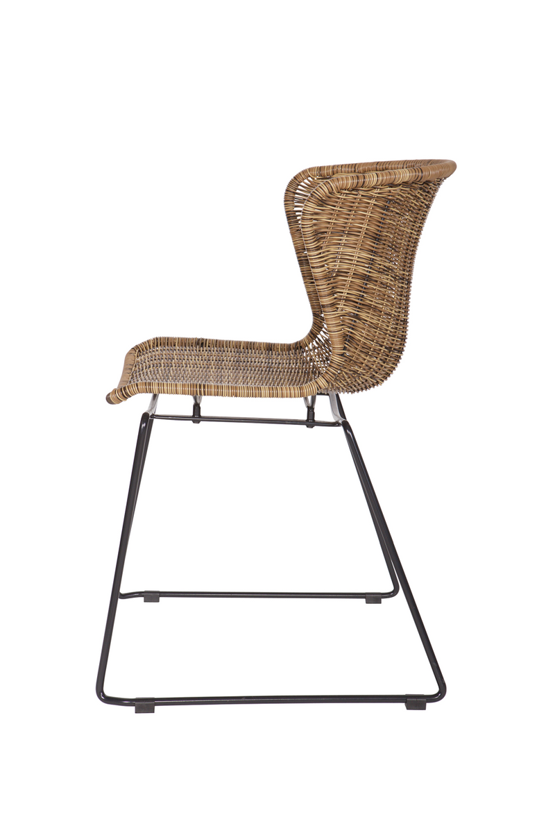 Woven Curve Back Chairs (2) | Woood Wings | Dutchfurniture.com 