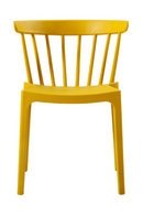 Yellow Acrylic Dining Chairs (2) | Woood Bliss | Oroatrade.com