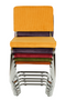 Yellow Rib Upholstered Dining Chairs (2) | Zuiver Ridge Kink | DutchFurniture.com