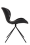 Black Leather Dining Chairs (2) | Zuiver OMG LL | OROA TRADE