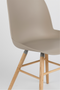 Taupe Molded Dining Chairs (2) | Zuiver Albert Kuip | OROA TRADE