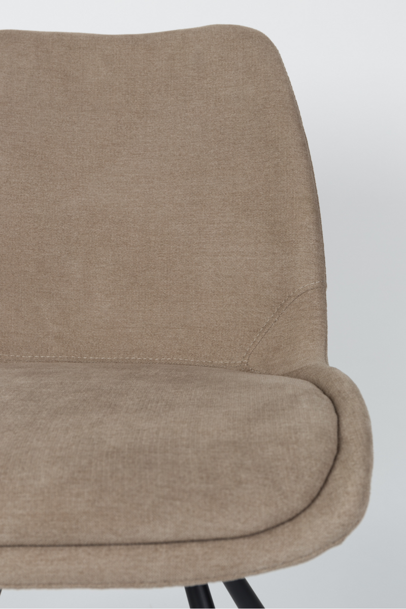 Sand Upholstered Dining Chairs (2) | Zuiver Brent | DutchFurniture.com