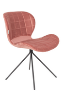 Pink Velvet Dining Chairs (2) | Zuiver OMG | Dutchfurniture.com