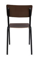 Matte Brown Dining Chairs (4) | Zuiver Back To School | DutchFurniture.com