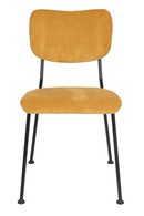 Yellow Upholstered Dining Chairs (2) | Zuiver Benson | DutchFurniture.com
