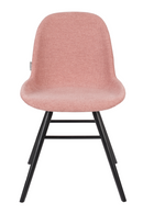 Pink Upholstered Dining Chairs (2) | Zuiver Albert Kuip | DutchFurniture.com