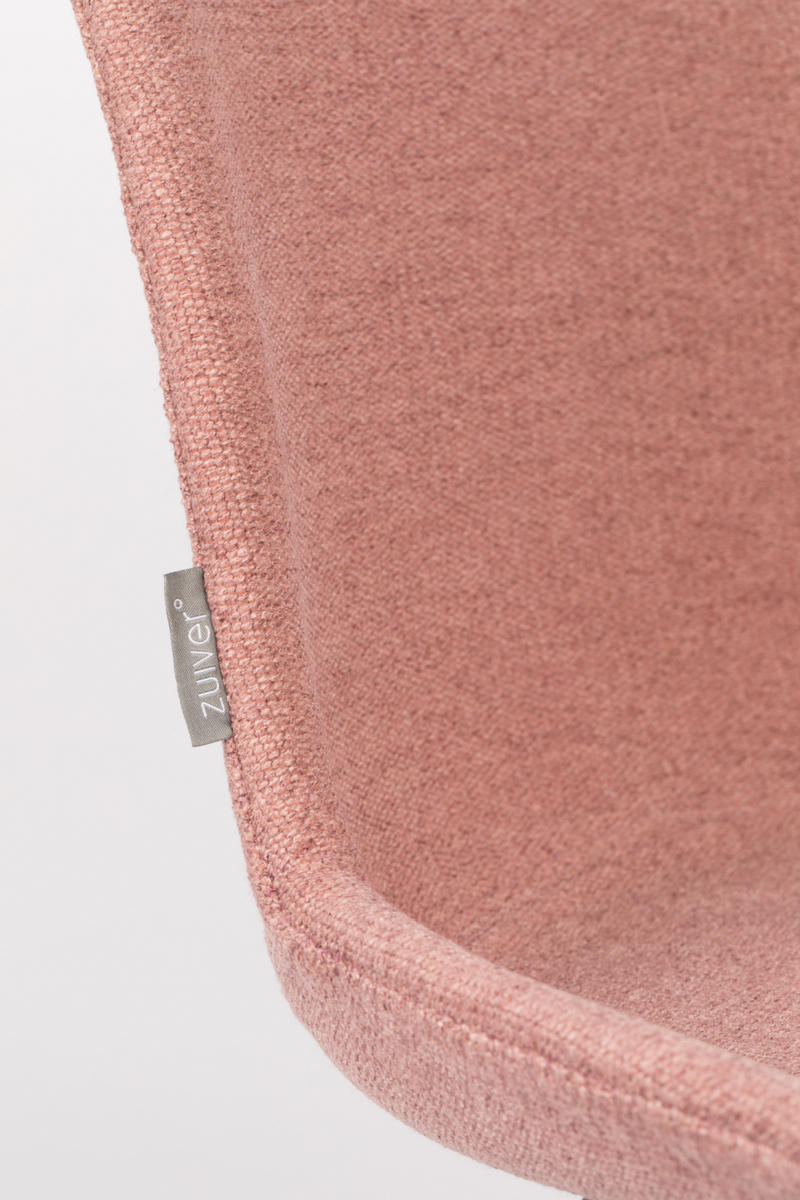 Pink Upholstered Dining Chairs (2) | Zuiver Albert Kuip | DutchFurniture.com