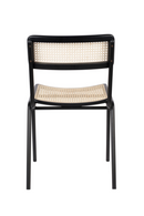 Beech Framed Rattan Dining Chairs (2) | Zuiver Jort | Oroatrade