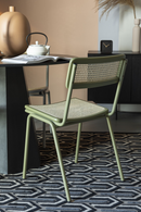 Beech Framed Rattan Dining Chairs (2) | Zuiver Jort | Oroatrade