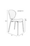 Minimalist Molded Dining Chair (2) | Zuiver The Ocean | Dutchfurniture.com