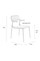 Modern Dining Armchair Set (2) | Zuiver Alba | Dutchfurniture.com