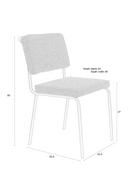 Cushioned Minimalist Dining Chairs (2) | Zuiver Buddy | Dutchfurniture.com