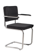 Modern Ribcord Dining Armchair (2) | Zuiver Ridge | Dutchfurniture.com