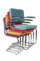 Modern Ribcord Dining Armchair (2) | Zuiver Ridge | Dutchfurniture.com