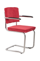 Modern Ribcord Dining Armchair (2) | Zuiver Ridge | Dutchfurniture.com