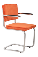 Modern Ribcord Dining Armchair (2) | Zuiver Ridge | Dutchfurniture.com