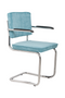 Modern Ribcord Dining Armchair (2) | Zuiver Ridge | Dutchfurniture.com