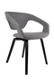 Light Gray Upholstered Armchairs (2) | Zuiver Flexback | DutchFurniture.com