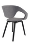 Light Gray Upholstered Armchairs (2) | Zuiver Flexback | DutchFurniture.com