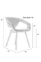 Light Gray Upholstered Armchairs (2) | Zuiver Flexback | DutchFurniture.com