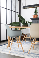 Gray Molded Dining Armchairs (2) | Zuiver Albert Kuip | Dutchfurniture.com