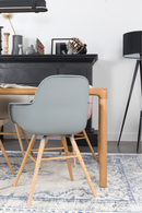 Gray Molded Dining Armchairs (2) | Zuiver Albert Kuip | Dutchfurniture.com