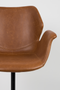 Brown Leather Butterfly Dining Chairs (2) | Zuiver Nikki All | Dutchfurniture.com