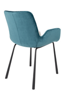 Teal Velvet Dining Chairs (2) | Zuiver Brit | Dutchfurniture.com