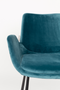 Teal Velvet Dining Chairs (2) | Zuiver Brit | Dutchfurniture.com