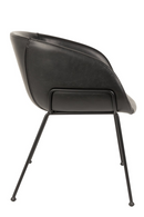 Black Leather Barrel Armchairs (2) | Zuiver Feston | Dutchfurniture.com