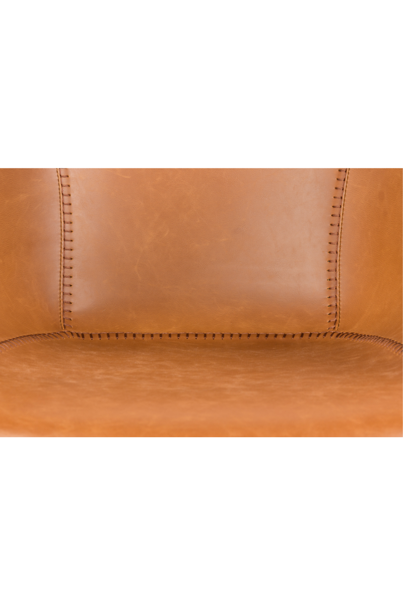 Brown Leather Barrel Armchairs (2) | Zuiver Feston | DutchFurniture.com