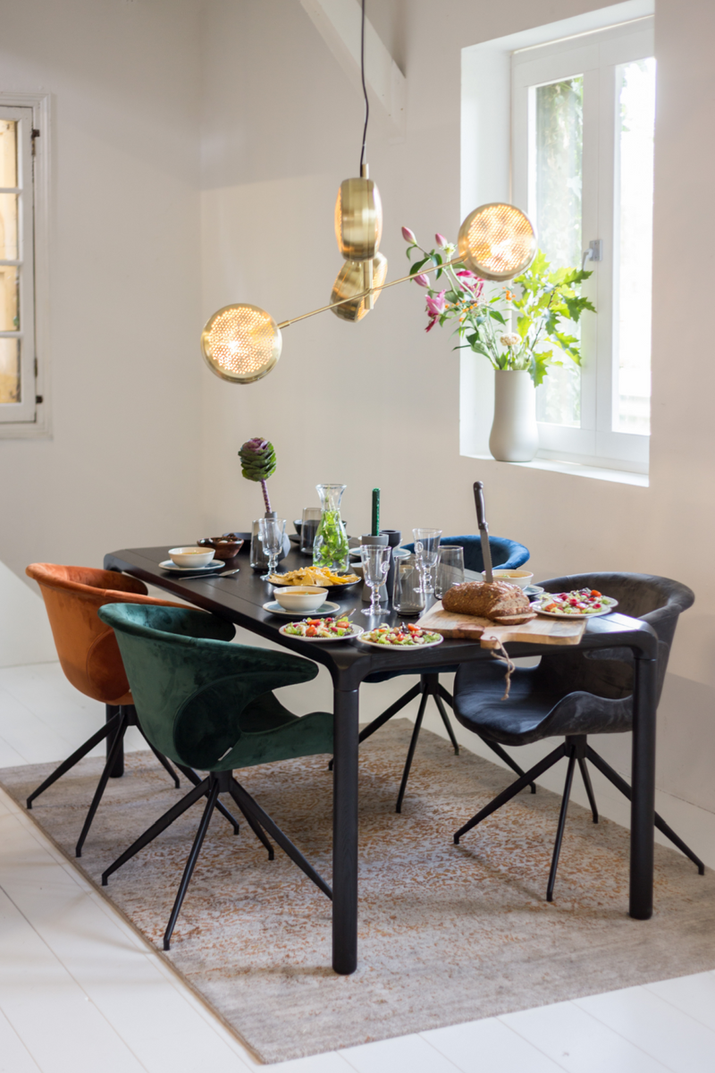 Green Velvet Dining Armchairs (2) | Zuiver Mia | Dutch Furniture ...