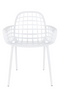 White Molded Outdoor Armchairs (2) | Zuiver Albert Kuip | DutchFurniture.com