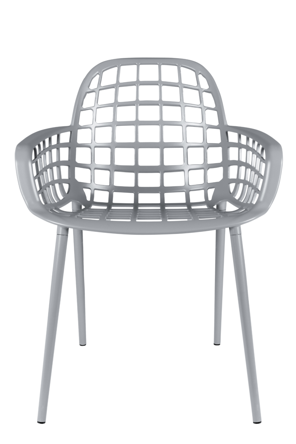 Gray Molded Outdoor Armchairs (2) | Zuiver Albert Kuip | DutchFurniture.com