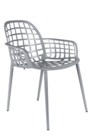 Gray Molded Outdoor Armchairs (2) | Zuiver Albert Kuip | DutchFurniture.com