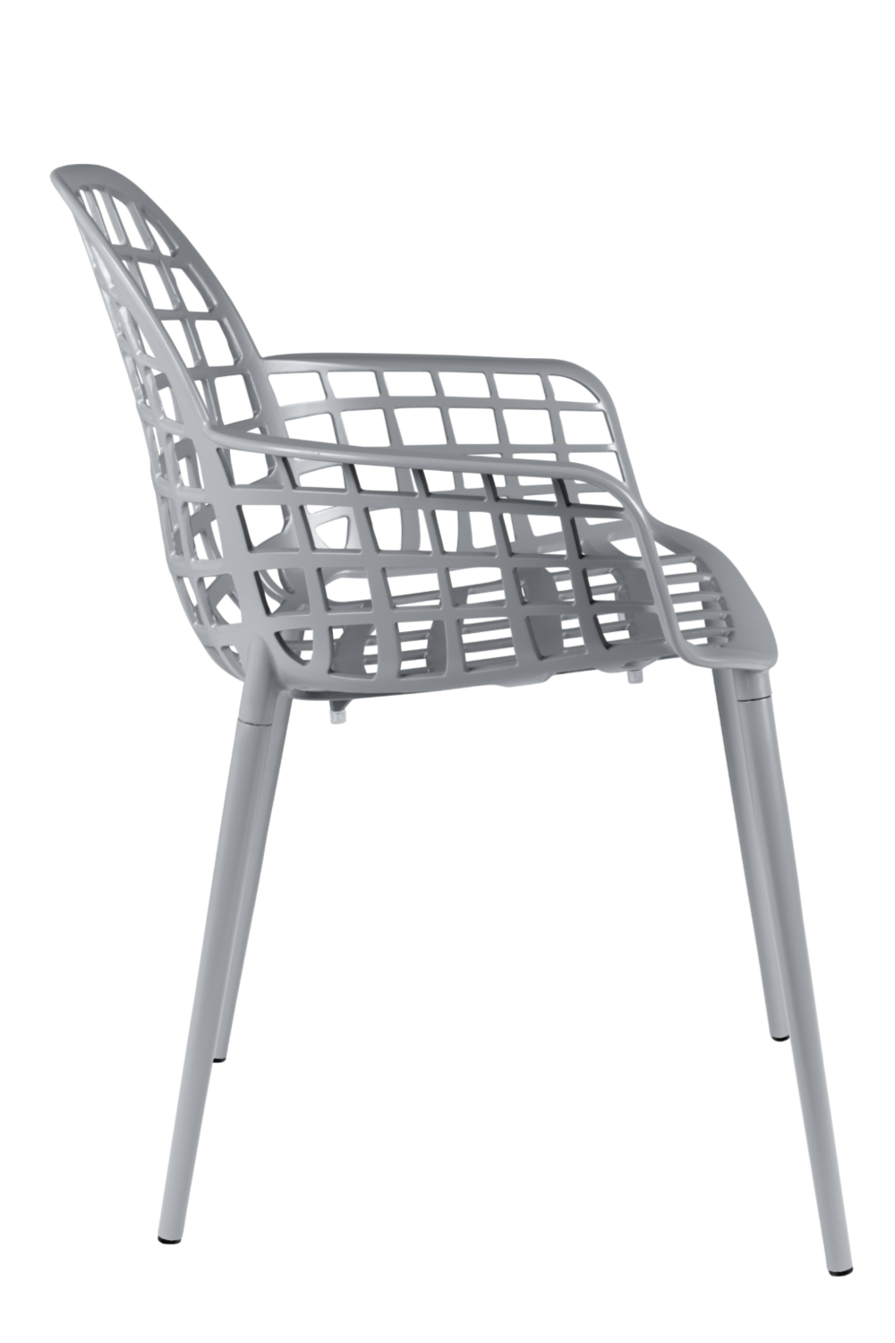 Gray Molded Outdoor Armchairs (2) | Zuiver Albert Kuip | DutchFurniture.com