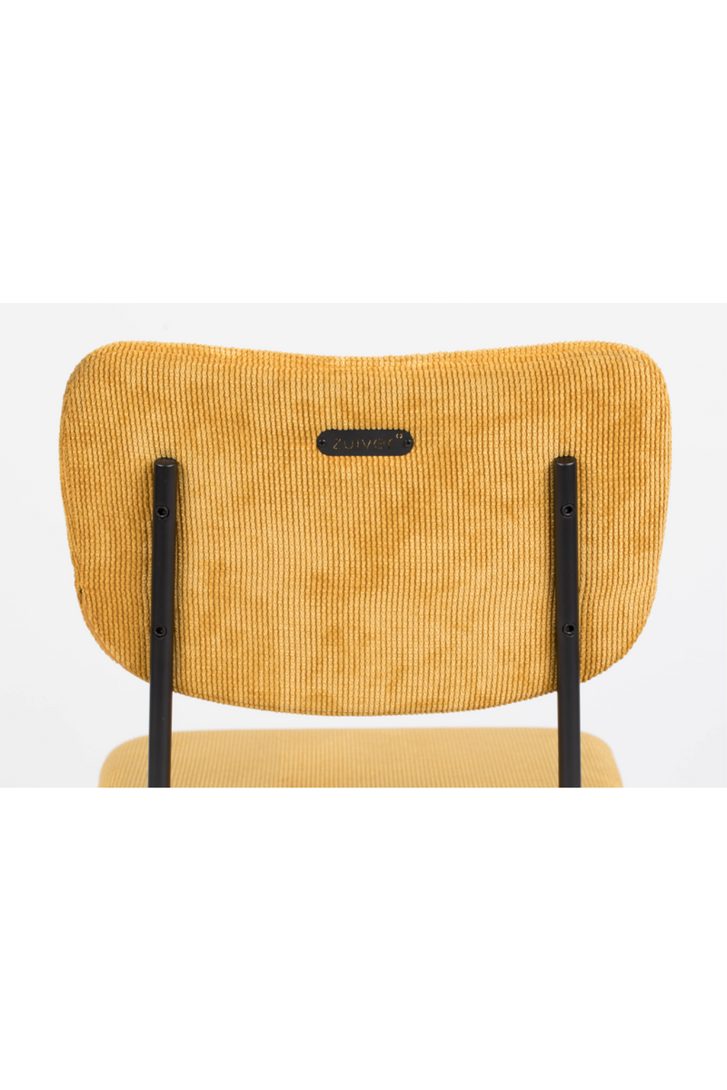 Yellow Upholstered Dining Armchairs (2) | Zuiver Benson | DutchFurniture.com