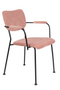 Pink Upholstered Dining Armchairs (2) | Zuiver Benson | DutchFurniture.com