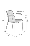 Gray Blue Dining Armchairs (2) | Zuiver Fab | DutchFurniture.com