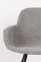 Light Gray Upholstered Armchairs (2) | Zuiver Albert Kuip Soft | DutchFurniture.com