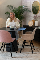 Pink Upholstered Armchairs (2) | Zuiver Albert Kuip Soft | OROA TRADE