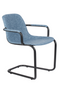 Blue Molded Dining Armchairs (2) | Zuiver Thirsty | DutchFurniture.com