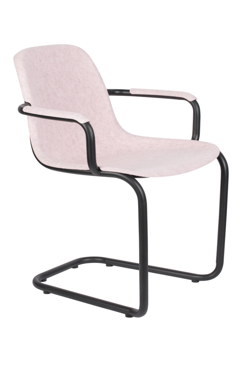 Pink Molded Dining Armchairs (2) | Zuiver Thirsty | DutchFurniture.com